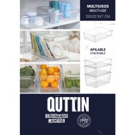 Organizador Multiuso PS 20x32.5x7cm Quttin