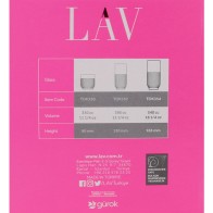 Set of 6 Tokyo 540cc Glasses