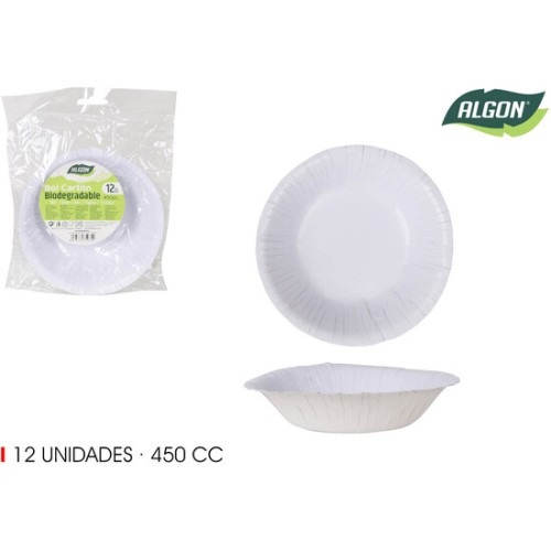 Set-12 Bol Carton L/soja 450cc Algon