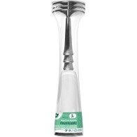 Set of 3 Silver Champagne Flutes 180ml for Celebrations