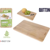 Bamboo Cutting Board 45x27cm Quttin