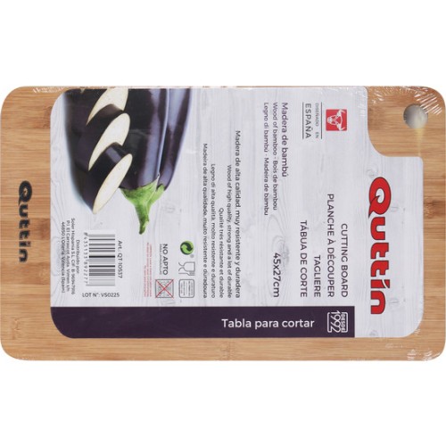 Bamboo Cutting Board 45x27cm Quttin
