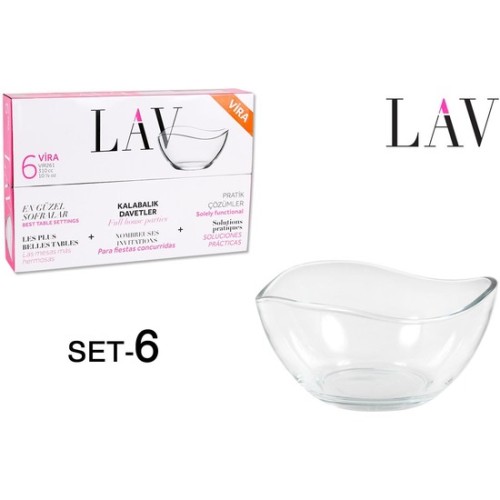 Set of 6 Bowls 12cm 310cc Vira