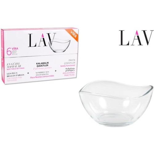 Set of 6 Bowls 12cm 310cc Vira