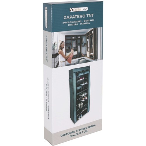 Zapatero TNT 58x28x157cm Confortime - Almacenamiento Elegante
