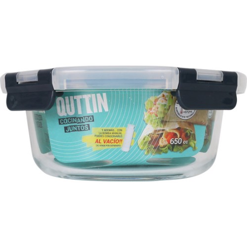 Round Vacuum Food Container 17x7.1cm Quttin