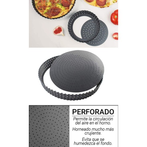 Perforated Cake Mold 24x5cm Quttin
