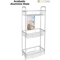 Rectangular Bathroom Shelf with 3 Trays Alluma Confortime