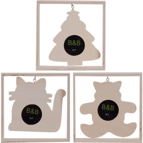 Hanging Figures Wooden Crafts Assorted Models
