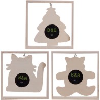Hanging Figures Wooden Crafts Assorted Models