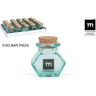 Glass Miniature Jar 5.5x6.5cm with Stopper