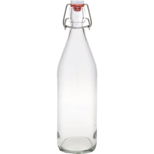 Botella Vidrio Transparente 1l La Mediterranea
