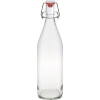 Botella Vidrio Transparente 1l La Mediterranea