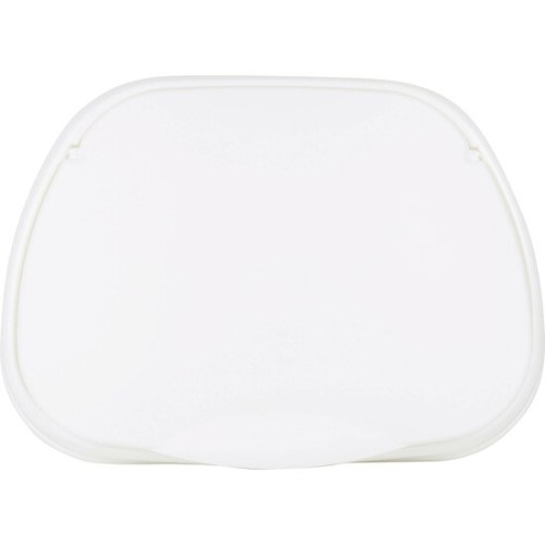 50L Cream Colored Trash Can with Lid