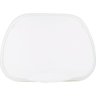 50L Cream Colored Trash Can with Lid