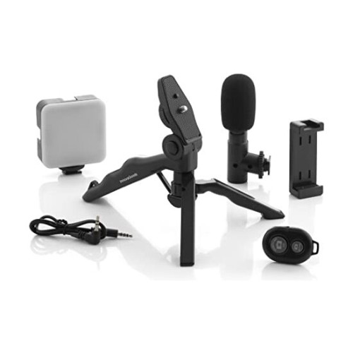 Vlogging Kit with Light, Microphone and Control