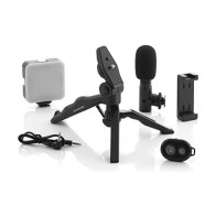 Vlogging Kit with Light, Microphone and Control