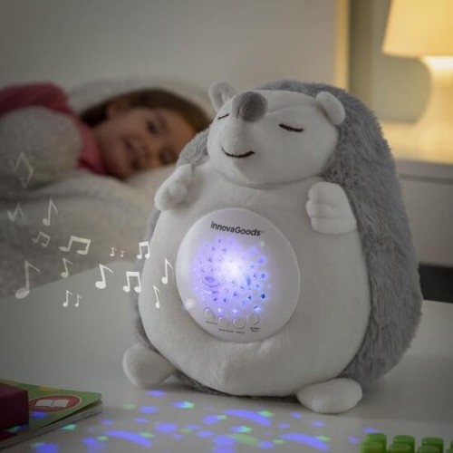 White Noise Plush Hedgehog Night Light