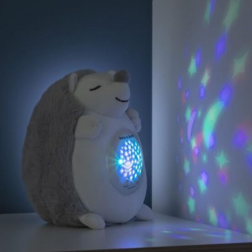 White Noise Plush Hedgehog Night Light