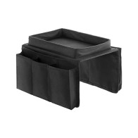 Sofa Tray with Remote Control Organizer