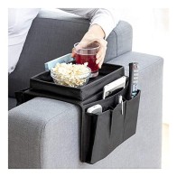 Sofa Tray with Remote Control Organizer
