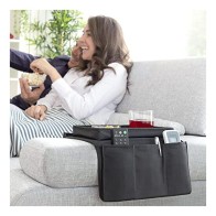 Sofa Tray with Remote Control Organizer