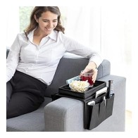 Sofa Tray with Remote Control Organizer