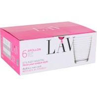 Set de 6 Vasos 340cc Apollon