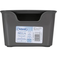 Small Box with Lid Bella Anthracite 18x14x11 cm