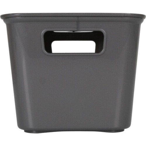 Small Box with Lid Bella Anthracite 18x14x11 cm