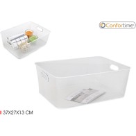 Metal Organizer Basket 37x27x13cm for Home Storage
