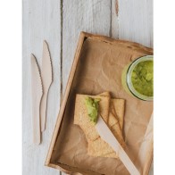 Set of 50 Wooden Knives 16.5 cm - Eco-Friendly Dining Solution