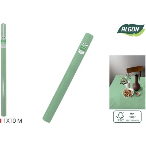 Green Tablecloth Roll 1x10m