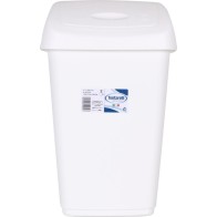 9L Swing Lid Waste Bin Aurora Cream for Home