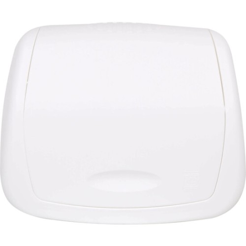 9L Swing Lid Waste Bin Aurora Cream for Home