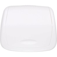 9L Swing Lid Waste Bin Aurora Cream for Home