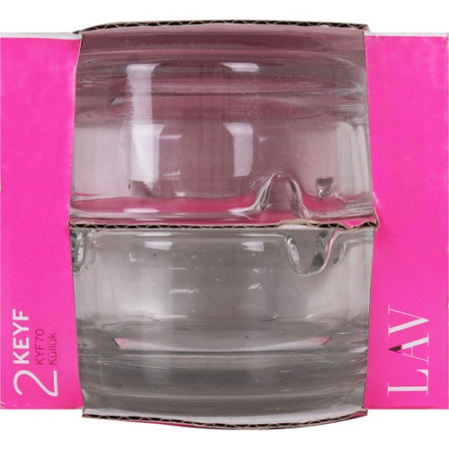 Set 2 Ceniceros Redondos 7,5cm Keyf