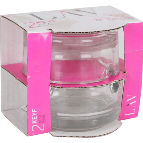 Set 2 Ceniceros Redondos 7,5cm Keyf