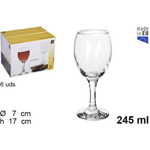 Alexander Crystal Wine Glass 245ml