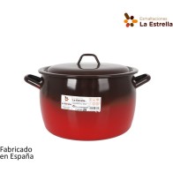 26cm Bombed Pot with Lid - 10L Fuego