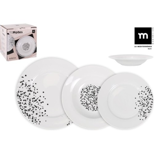 Round Dinnerware Set 18pcs Motes MD