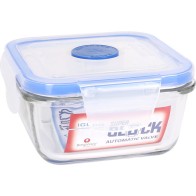 Hermético Cuadrado 11cm Con Tapa Válvula