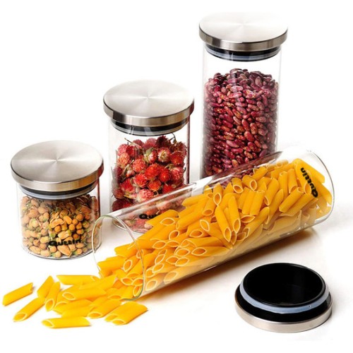 Tarro Borosilicato Quttin - Perfecto para Almacenamiento de Alimentos