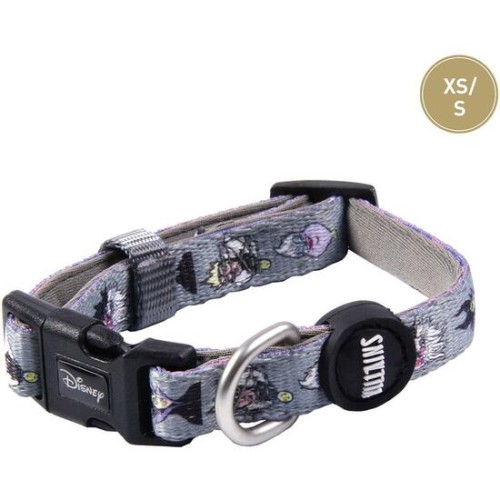 Collar Premium Para Perros XS/S Disney Villanas Gris