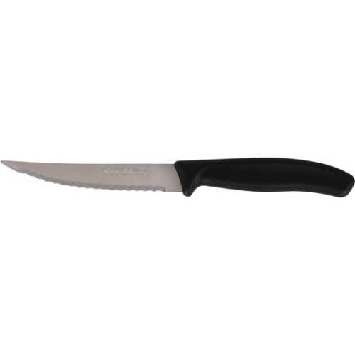 Set of 6 Serrated Steak Knives 11cm Basic