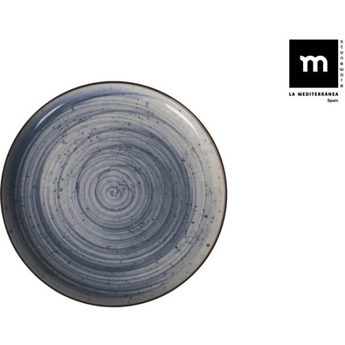 Round Serving Dish Ø27cm Swirl Nordic Ivory Gloss