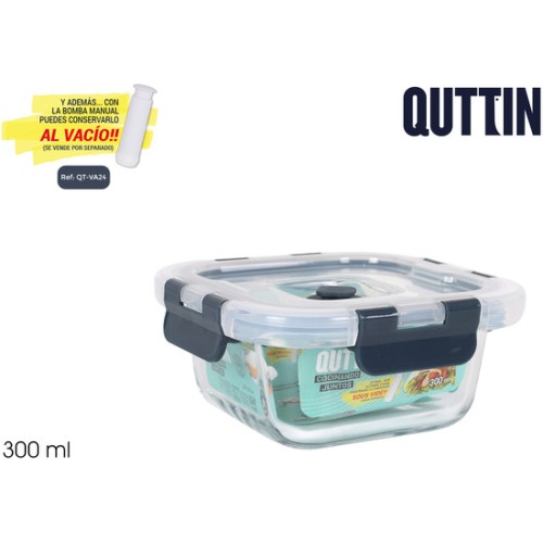 Square Vacuum Container Quttin 12.5x12.5cm