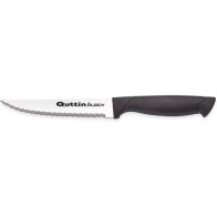 Multipurpose Serrated Knife 11cm Black