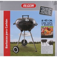45cm Round Barbecue with Lid - Ideal for Grilling Enthusiasts