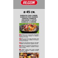 Barbacoa Redonda con Tapa 45cm - Ideal para Amantes de la Parrilla
